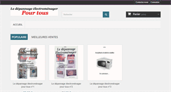 Desktop Screenshot of depannage-menager.com